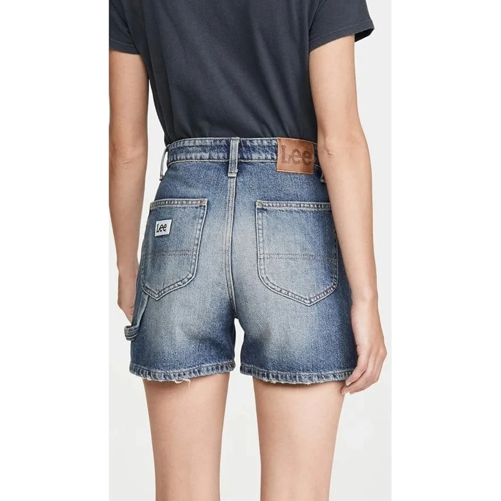 Lee Vintage Modern High Rise Denim Shorts Women 25 Blue NWT